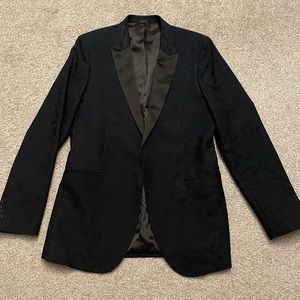 JF Ferrar Dinner Blazer. Men’s Size 40L Color: Blue/Black Army Fatigue